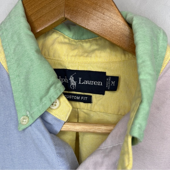 Ralph Lauren Color Block Button Down Shirt - Picture 3 of 4